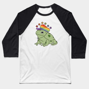 Rainbow Frog Baseball T-Shirt